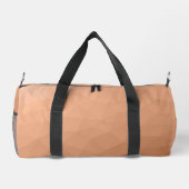 geometrisches Muster des Orange-Farbverlaufs Duffle Bag (Rückseite)