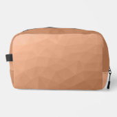 geometrisches Muster des Orange-Farbverlaufs Waschbeutel (Vorderseite)