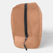 geometrisches Muster des Orange-Farbverlaufs Waschbeutel (Rechts)