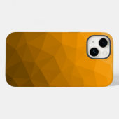 geometrisches Muster des Orangengrades Case-Mate iPhone Hülle (Rückseite (Horizontal))
