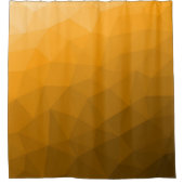 geometrisches Muster des Orangengrades Duschvorhang (Vorderseite)