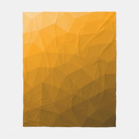 geometrisches Muster des Orangengrades Fleecedecke (Vorderseite)