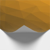 geometrisches Muster des Orangengrades Geschenkpapier (Ecke)