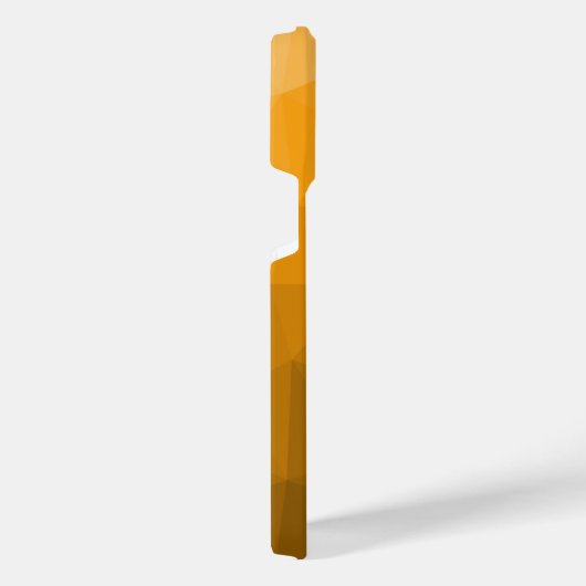 geometrisches Muster des Orangengrades iPhone Hülle (Rechte Seite)