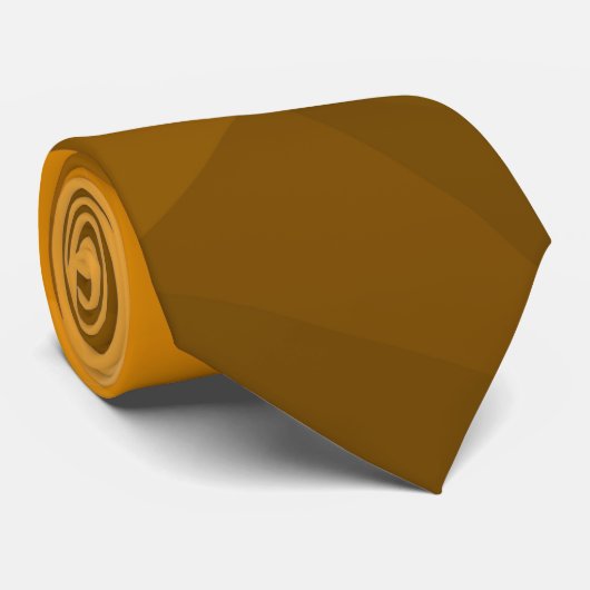 geometrisches Muster des Orangengrades Krawatte (Gerollt)