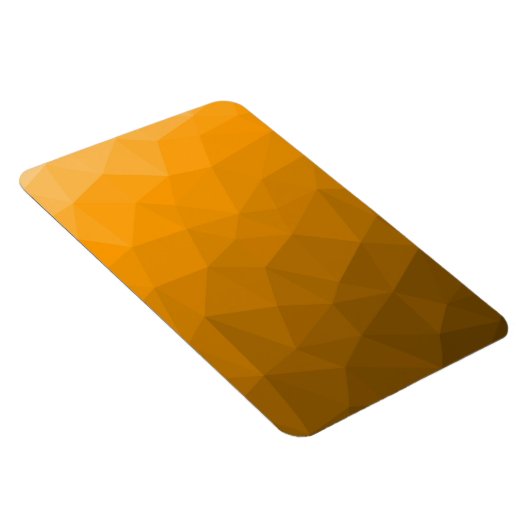 geometrisches Muster des Orangengrades Magnet (Rechte Seite)