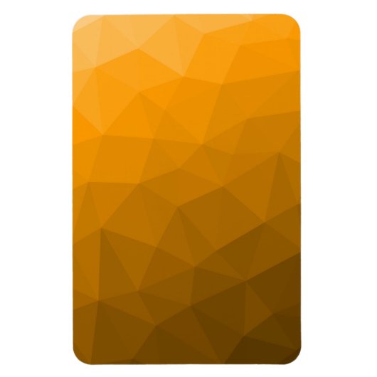 geometrisches Muster des Orangengrades Magnet (Vertikal)