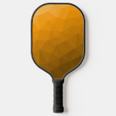 geometrisches Muster des Orangengrades Pickleball Schläger (Vorderseite)
