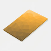 geometrisches Muster des Orangengrades Post-it Klebezettel (angewinkelt)