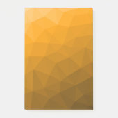 geometrisches Muster des Orangengrades Post-it Klebezettel (Vorderseite)
