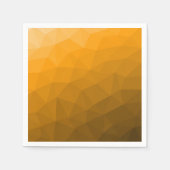 geometrisches Muster des Orangengrades Serviette (Vorderseite)