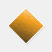 geometrisches Muster des Orangengrades Serviette (Ecke)