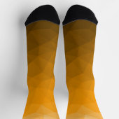 geometrisches Muster des Orangengrades Socken (Oben)