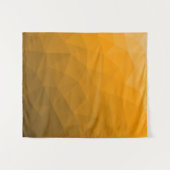 geometrisches Muster des Orangengrades Wandteppich (Vorderseite (Horizontal))