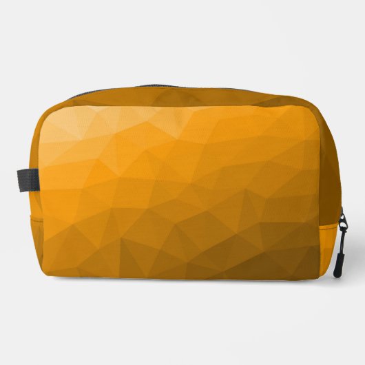 geometrisches Muster des Orangengrades Waschbeutel (Vorderseite)