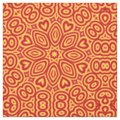 Geometrisches Muster des roten Herzens Stoff (Nahaufnahme)