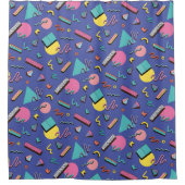 geometrisches Muster Duschvorhang (Vorderseite)