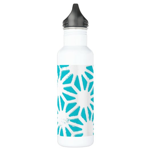 geometrisches Muster Edelstahlflasche (Links)