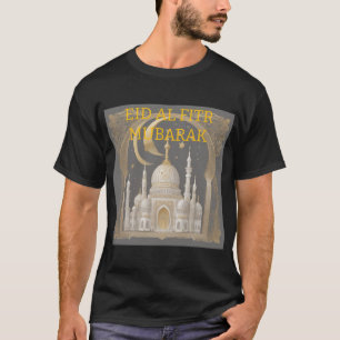 Geometrisches Muster Eid Al Fitr Tshirt für Männer