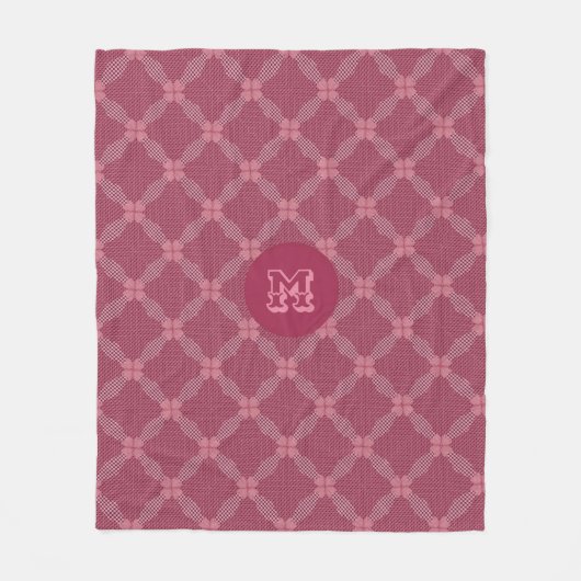 Geometrisches Muster eines rustikalen Punktes Fleecedecke (Vorderseite)