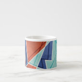 Geometrisches Muster Espressotasse (Vorderseite)