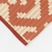 Geometrisches Muster Ethnisches nahtloses Muster Fleecedecke (Ecke)