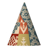 Geometrisches Muster Ethnisches nahtloses Muster Partyhütchen (Links)