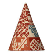 Geometrisches Muster Ethnisches nahtloses Muster Partyhütchen (Rechts)