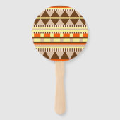 Geometrisches Muster Fächer (Rückseite)