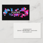 Geometrisches Muster / farbig Visitenkarte (Vorne/Hinten)