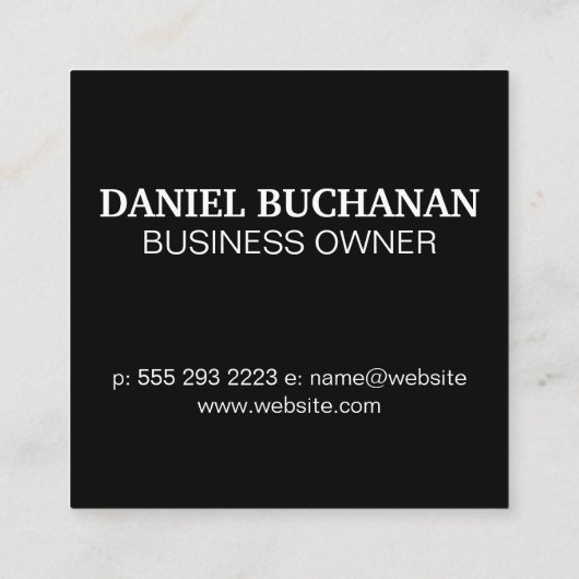 Geometrisches Muster | Feather Boho Pattern Quadratische Visitenkarte (Rückseite)