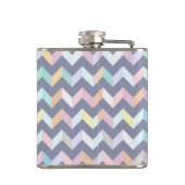 Geometrisches Muster Flachmann (Rückseite)