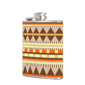 Geometrisches Muster Flachmann (Links)