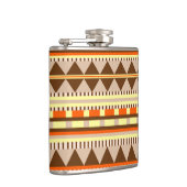 Geometrisches Muster Flachmann (Rechts)