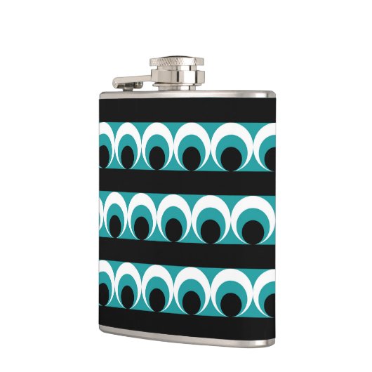 Geometrisches Muster Flachmann (Links)