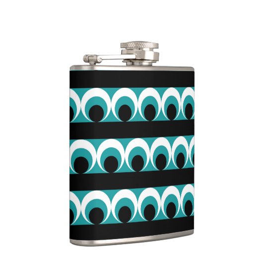 Geometrisches Muster Flachmann (Rechts)