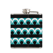 Geometrisches Muster Flachmann (Rückseite)