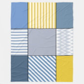Geometrisches Muster Fleecedecke (Vorderseite)