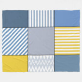 Geometrisches Muster Fleecedecke (Vorderseite (Horizontal))