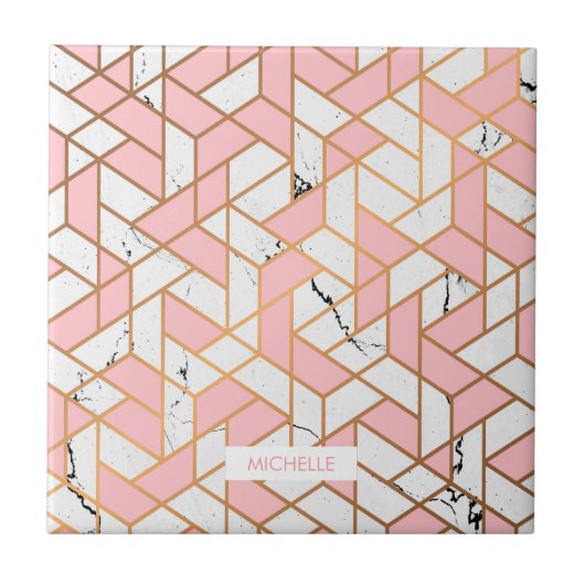Geometrisches Muster Fliese (Vorderseite)
