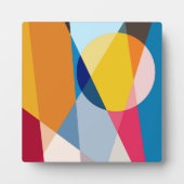 Geometrisches Muster Fotoplatte (Vorderseite)