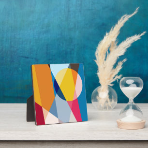 Geometrisches Muster Fotoplatte