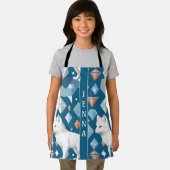 Geometrisches Muster für Arctic Fox Schürze (Insitu)