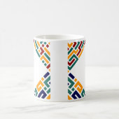 Geometrisches Muster für atemberaubende, dynamisch Kaffeetasse (Mittel)