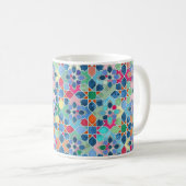 Geometrisches Muster für atemberaubende, dynamisch Kaffeetasse (VorderseiteRechts)