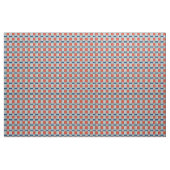 Geometrisches Muster für Blau und Rot Stoff (Fat Quarter (45,7 x 55,9 cm))