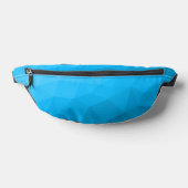 geometrisches Muster für blaue Farbverläufe Bauchtasche (Ablage )