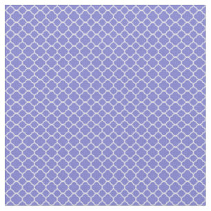 Geometrisches Muster für blaue Quatrefolie Stoff