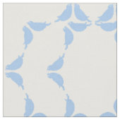 Geometrisches Muster für blaue Vögel Stoff (Nahaufnahme)