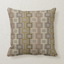 Geometrisches Muster für braun und Tan Retro der 1